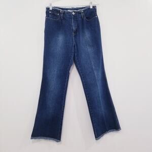 Vintage 90's L.A Blues Frayed Relaxed Bootcut Jeans